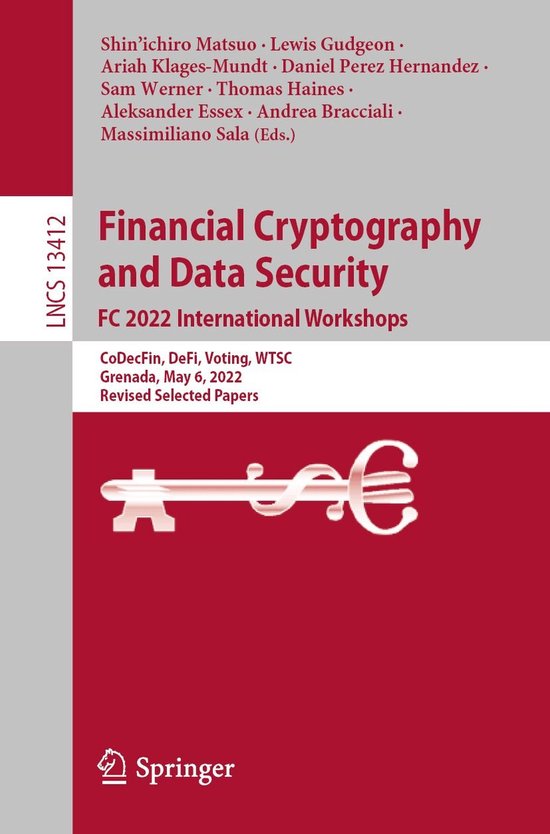 Springer Nature Proceedings Computer Science - Financial Cry ... - cover