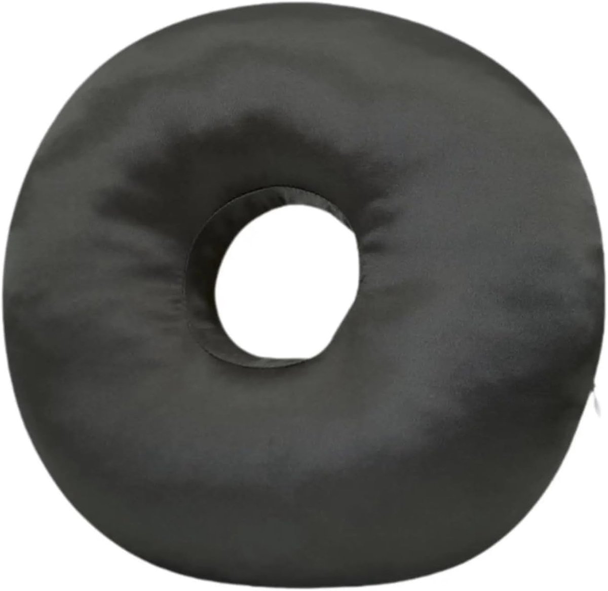Oorbelkussen - voor Thuiskantoren - Ademend - Ergonomisch - Comfortabel - Verwijderbaar met Rits - 30 cm - Zijslaper - Donutvorm - Zwart