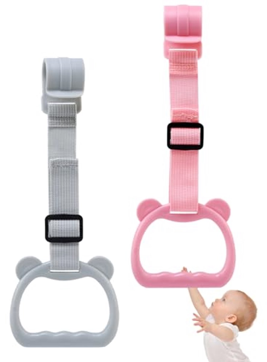 Image of 2-delige babyboxring en optrekringen voor baby's - Loophulp en ophangringen voor babybedjes