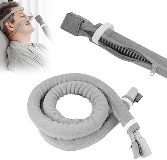 Universele CPAP slanghoes met ritssluiting - warmte-isolatie - zachte vliesslang voor CPAP-slanghouder en reserveonderdelen - cpap-accessoires
