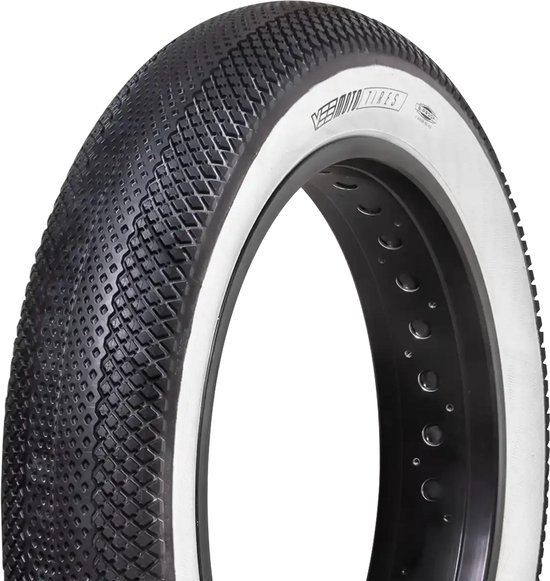 Pneu Fatbike 20 Pouces E-Speedster 20 X 4.00 Flanc Blanc Pneu Fatbike 20 Pouces E-Speedster 20 X 4.00 Flanc Blanc