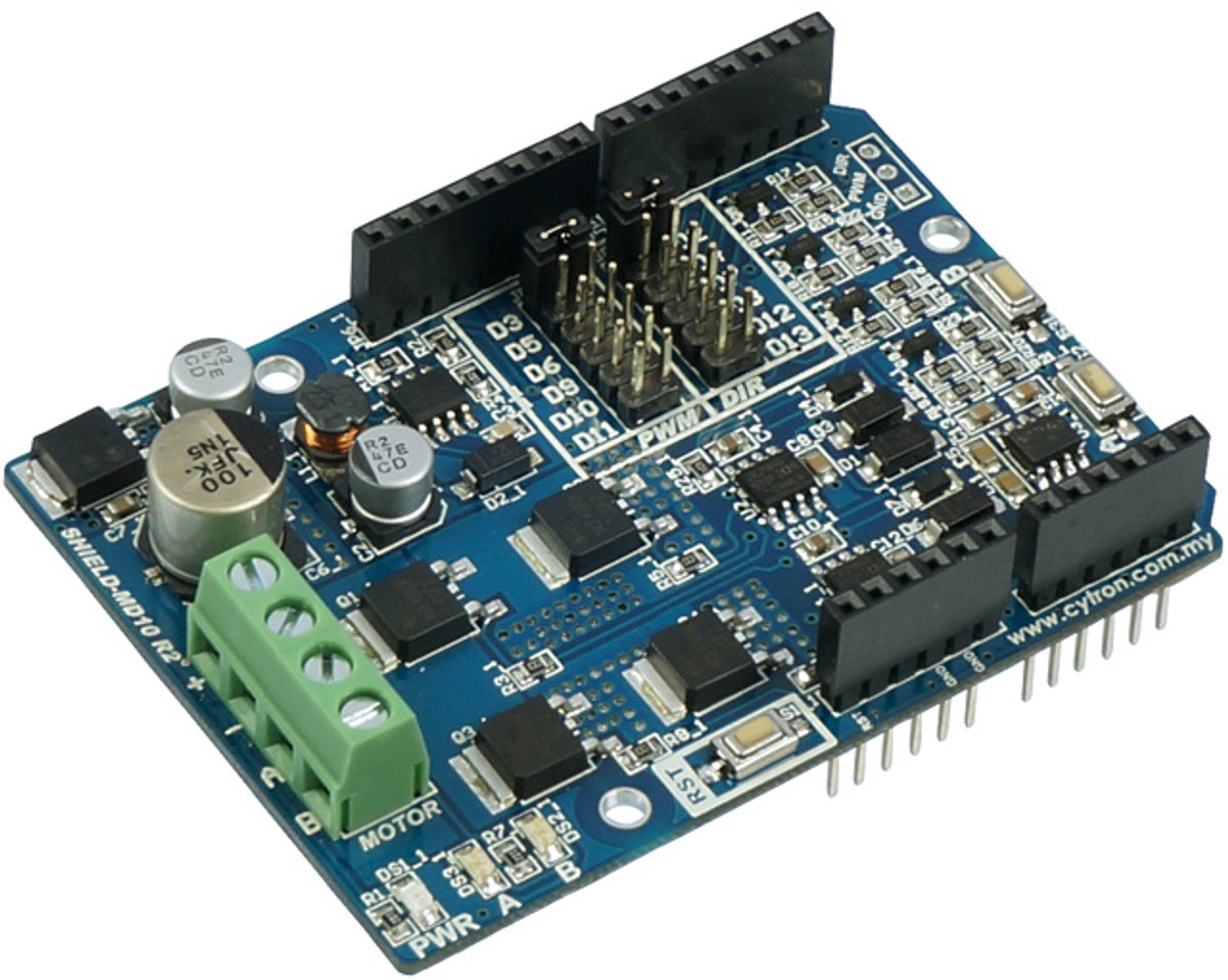 10Amp 7V-30V DC Motor Driver Shield for Arduino MD10 Cytron
