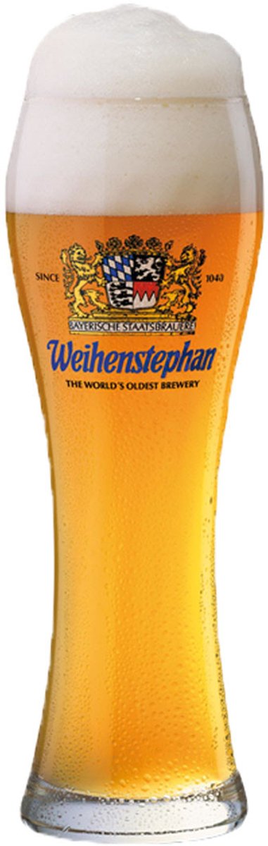 Weihenstephaner Weizen Bierglazen 50cl - Transparant Glas - Set van 6 Stuks