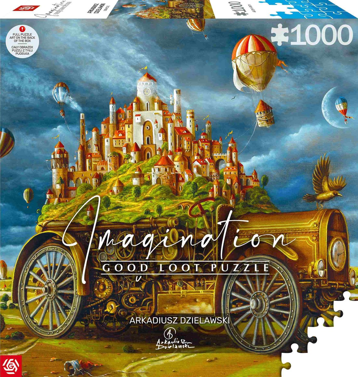 Puzzle 1000 Imagination Arkadiusz Dzielawski Wielka przeprowadzka - Puzzel 1000 Imagination Arkadiusz Dzielawski De grote verhuizing