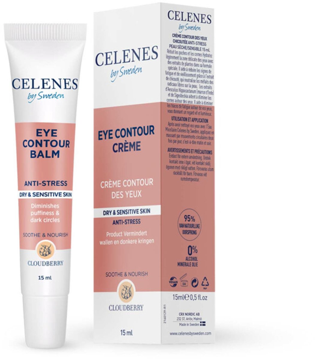 Celenes Bergbraam Oogbalm Anti-Stress - 3 x 15 ml - Voordeelverpakking