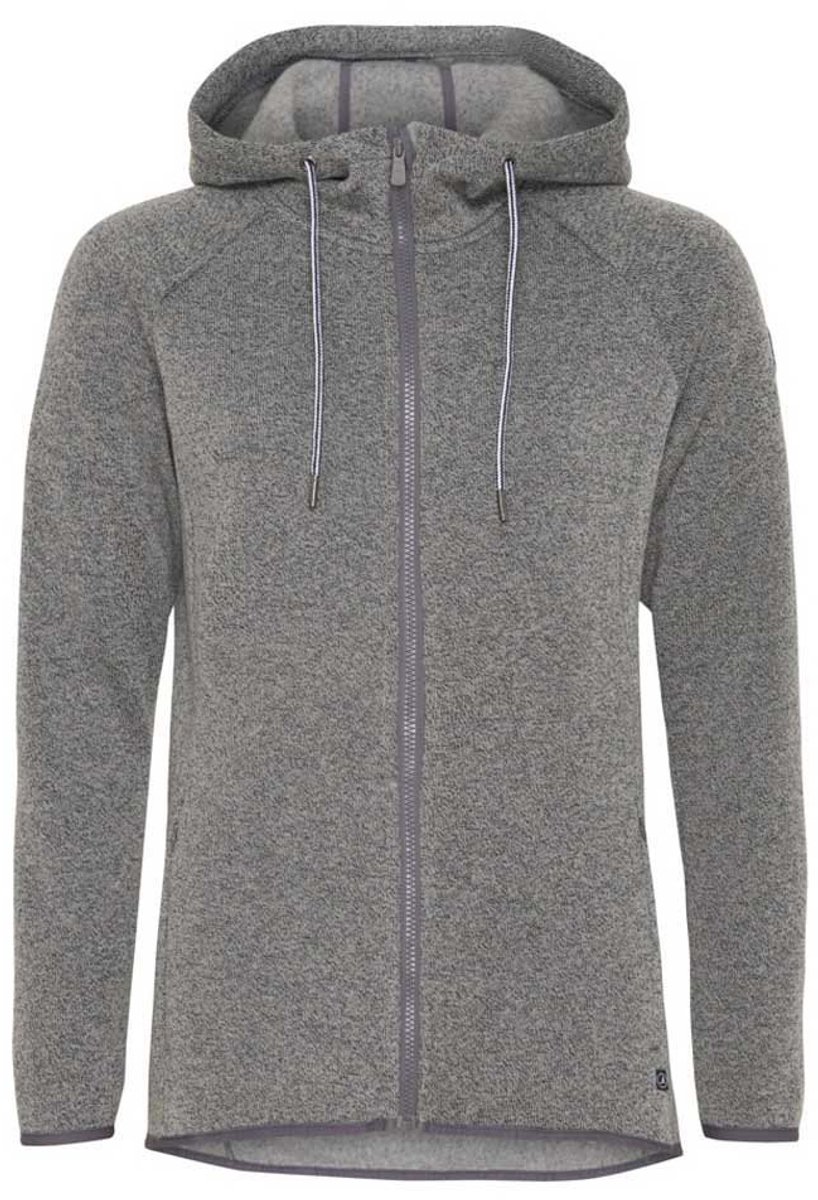 Sea Ranch Bea Fleece Met Volledige Rits Vrouw Concrete