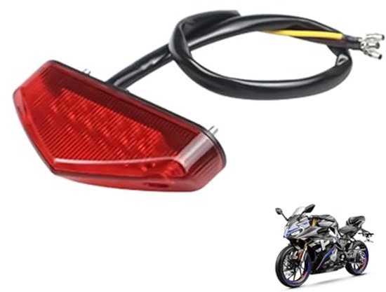 Alchemy Parts Universeel E-gekeurd LED Motorfiets Rem/Achterlicht