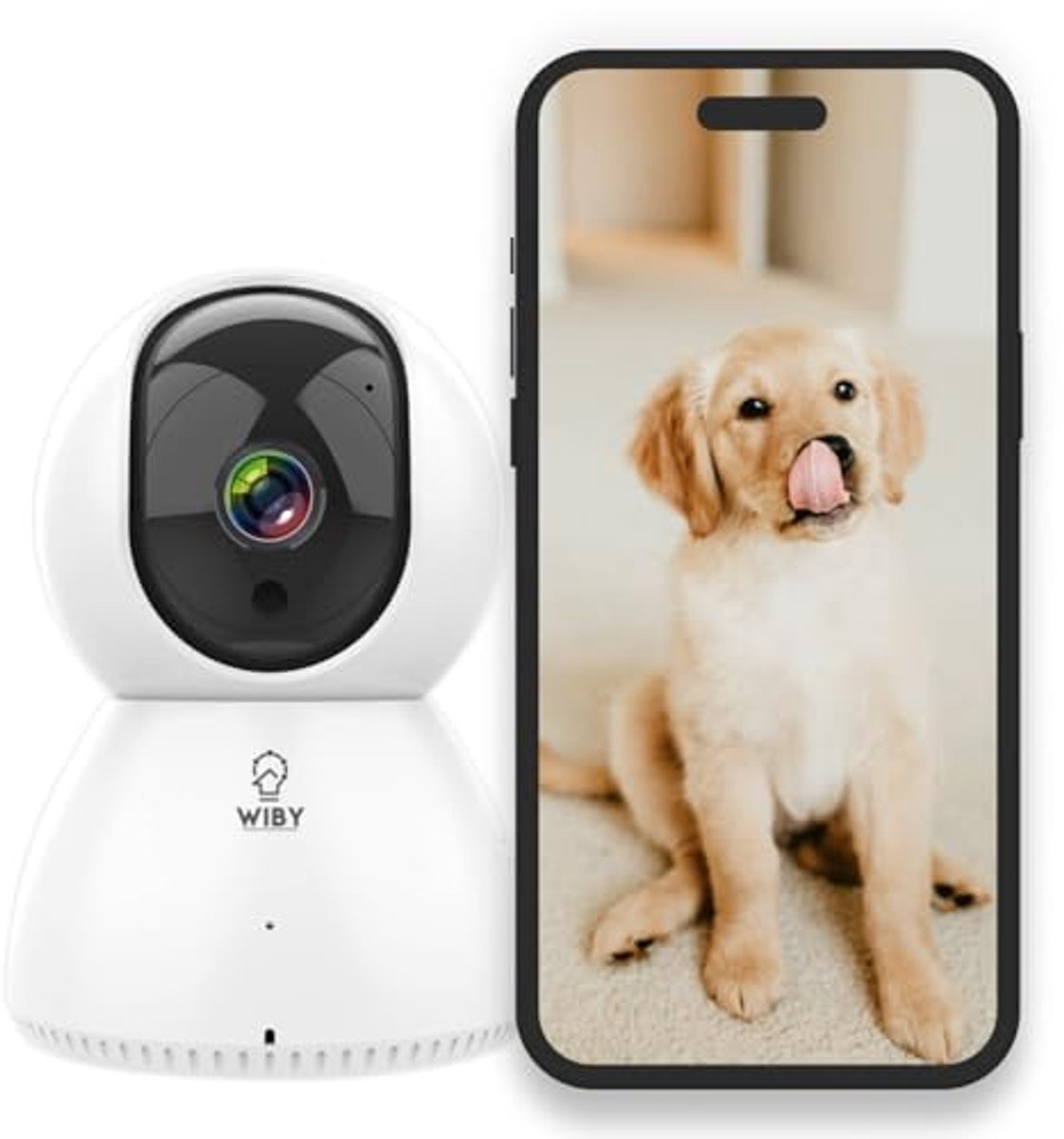 Draaibare Wifi IP-camera met Nachtzicht en 2-Weg Audio voor Binnen