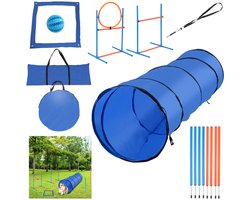 Agility voor de hond- Honden Agility Set - Honden Training - Tunnel - Hondentunnel - Agility Set Tunnel - Slalom