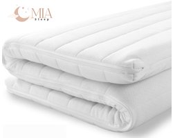 MIA Sleep Hotel Topper 120x180 - Topdekmatras - HR45 Kuidschuim - Circa 6 cm dik