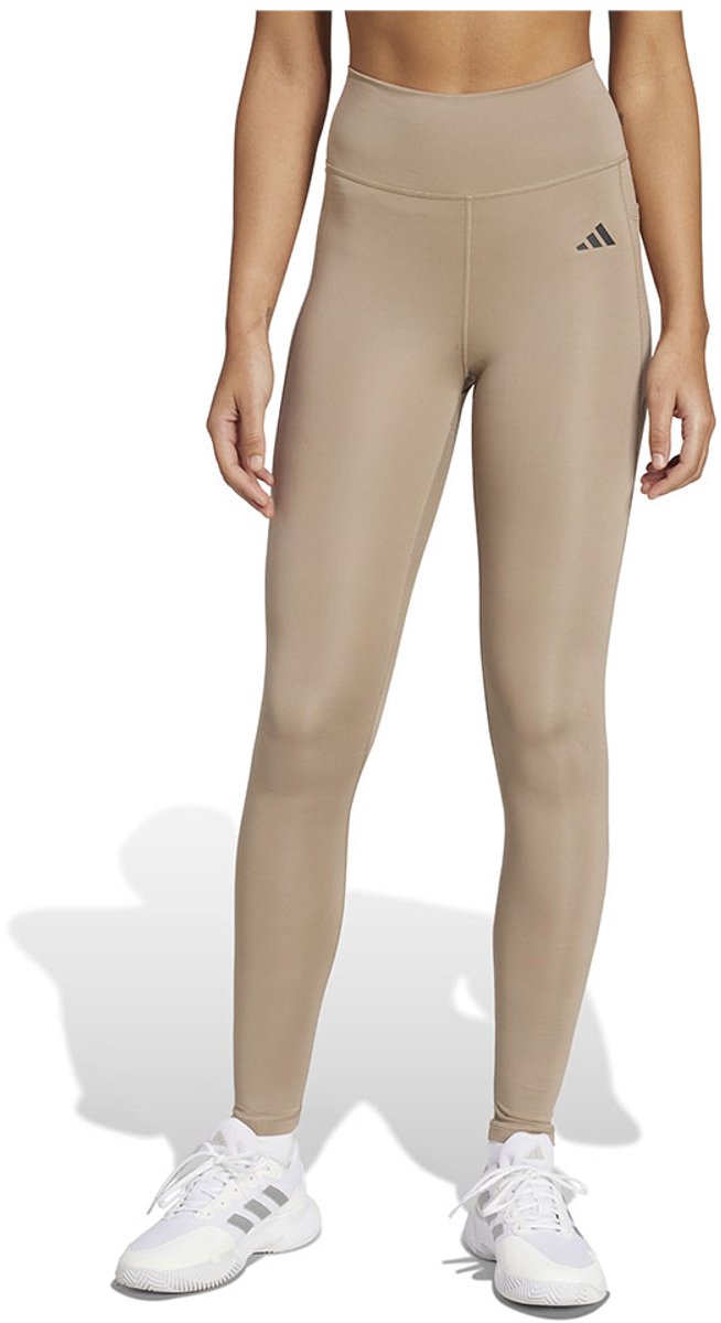 Adidas Optime Essentials Stash Pocket Leggings Regular Vrouw Bruin
