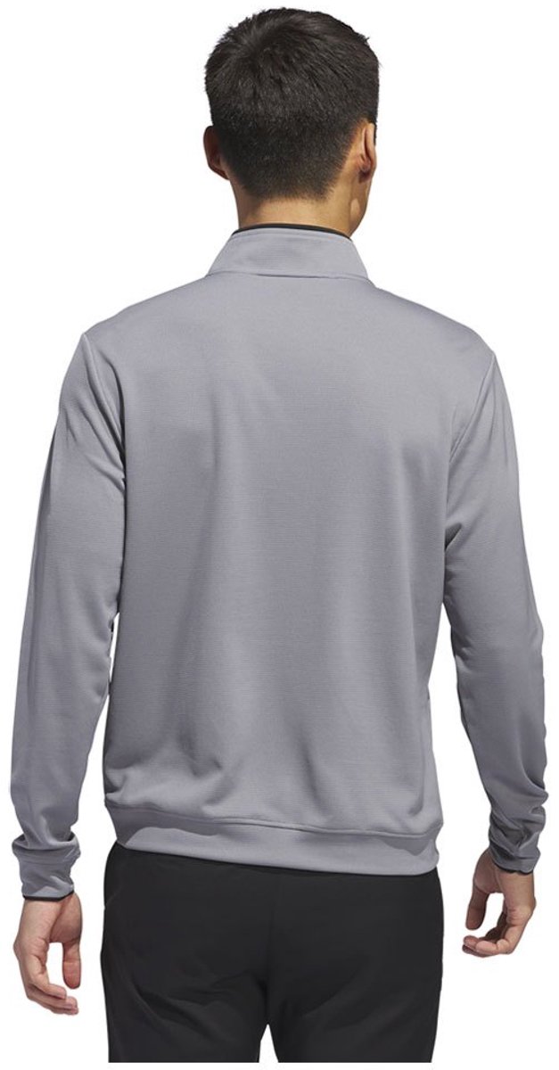 Adidas Core Lightweight Sweatshirt Met Halve Rits Grijs S Man — afbeelding 2