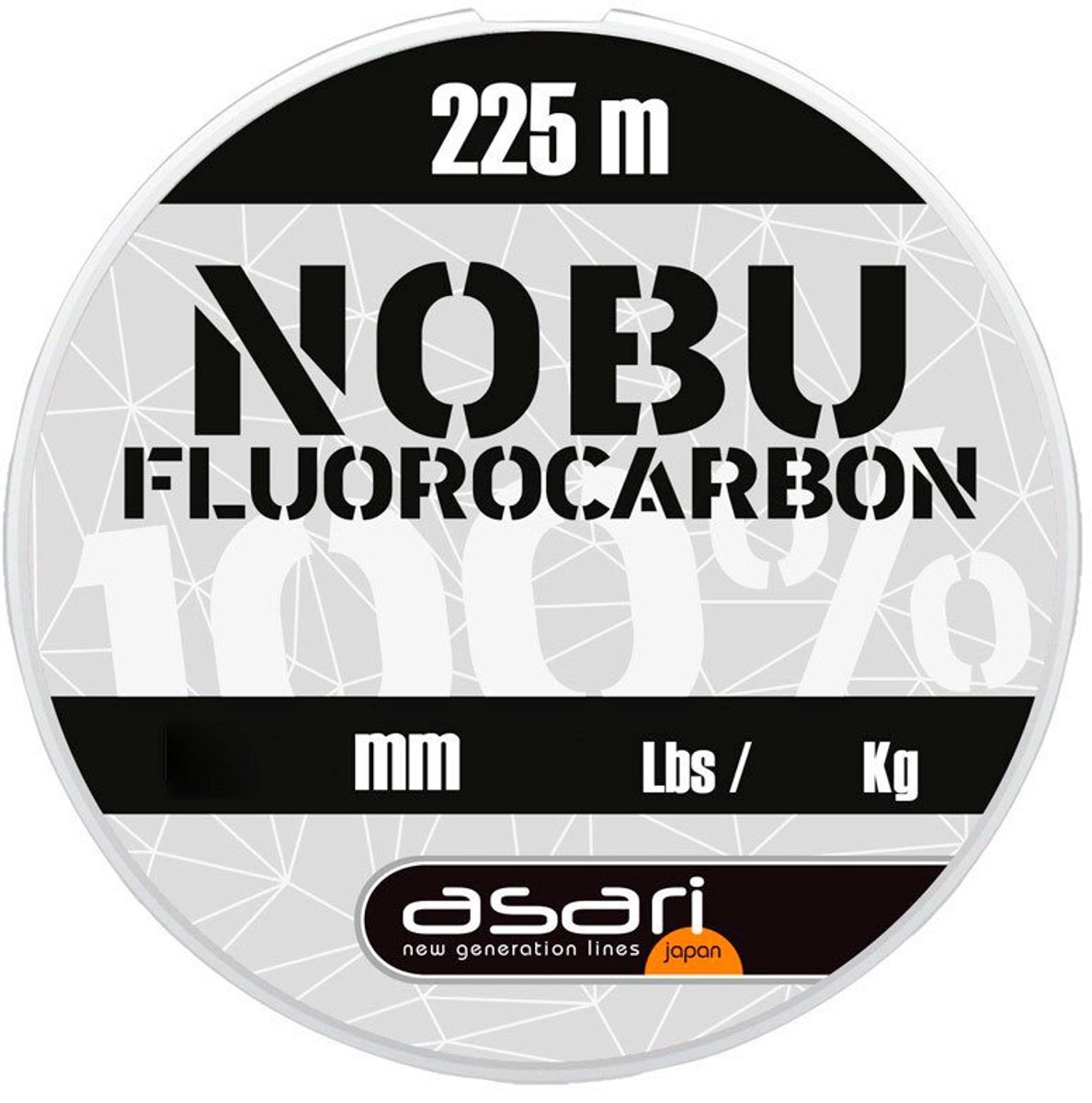 Asari Nobu 225 M Flurocarbon Transparant 0.293 mm