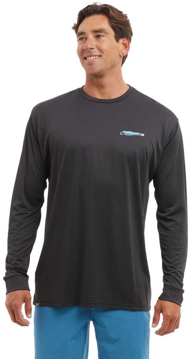 Pelagic Aquatek Built For Trollin Uv-werende Langarm T-shirt Zwart M Man