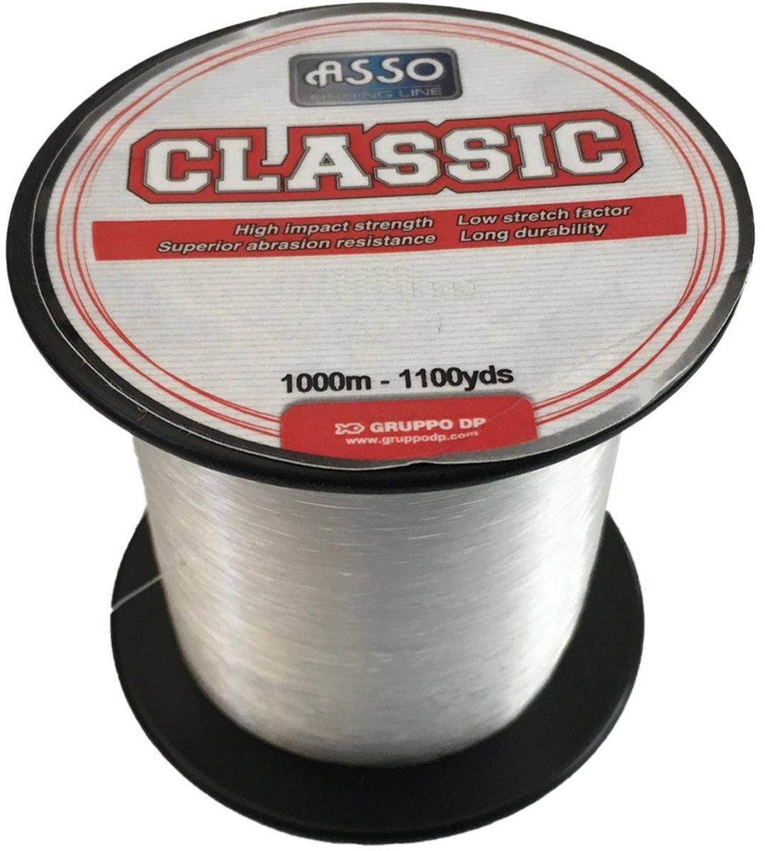Asso Classic 1000 M Monofilament Transparant 0.500 mm