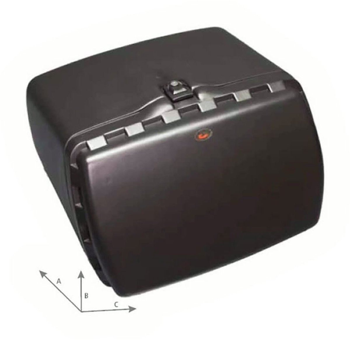 Puig Maxi Box 90l Topkoffer Zilver