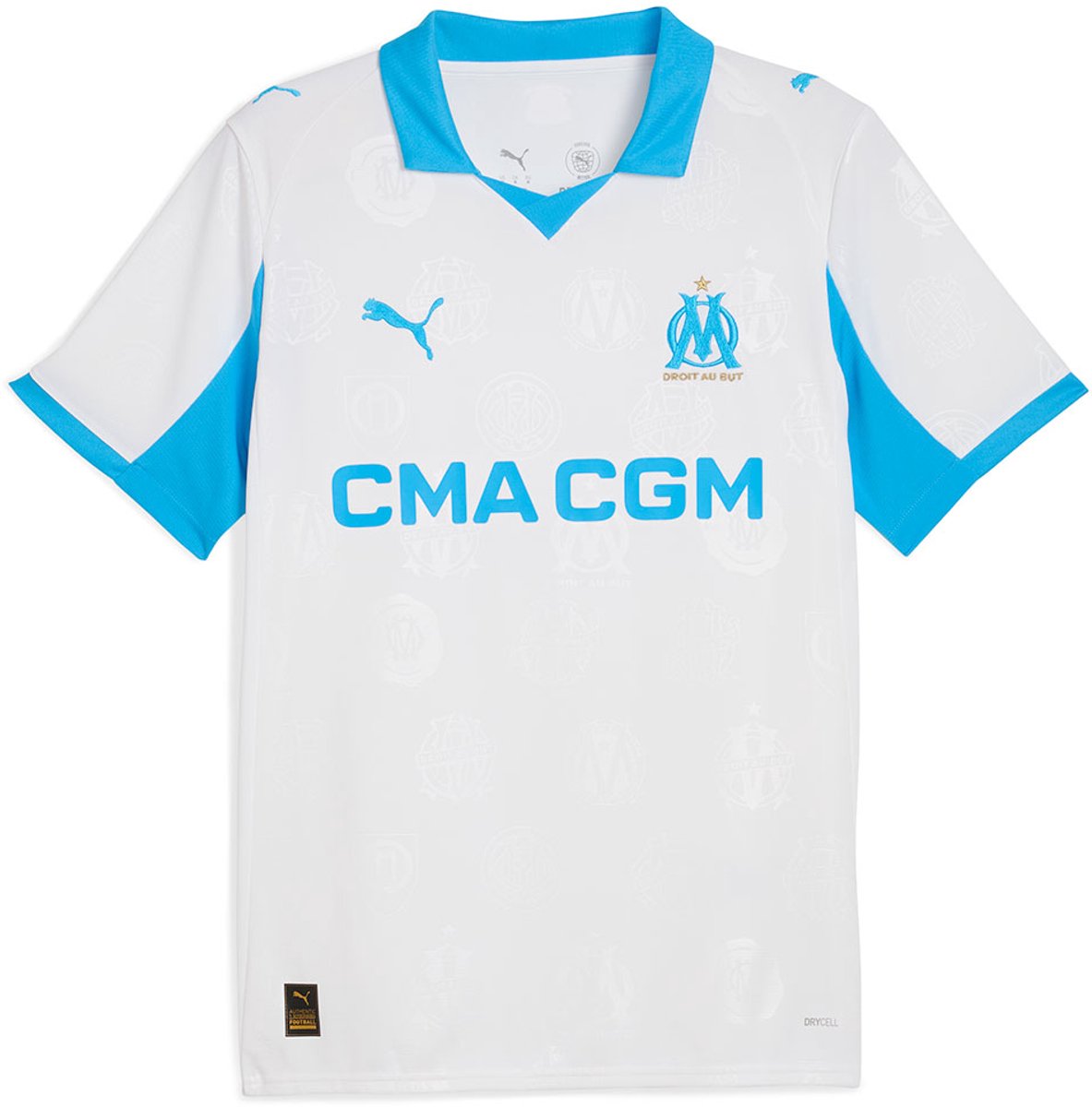 Puma Olympique Marseille 25/26 Replica Thuis T-shirt Met Korte Mouwen Wit S Man