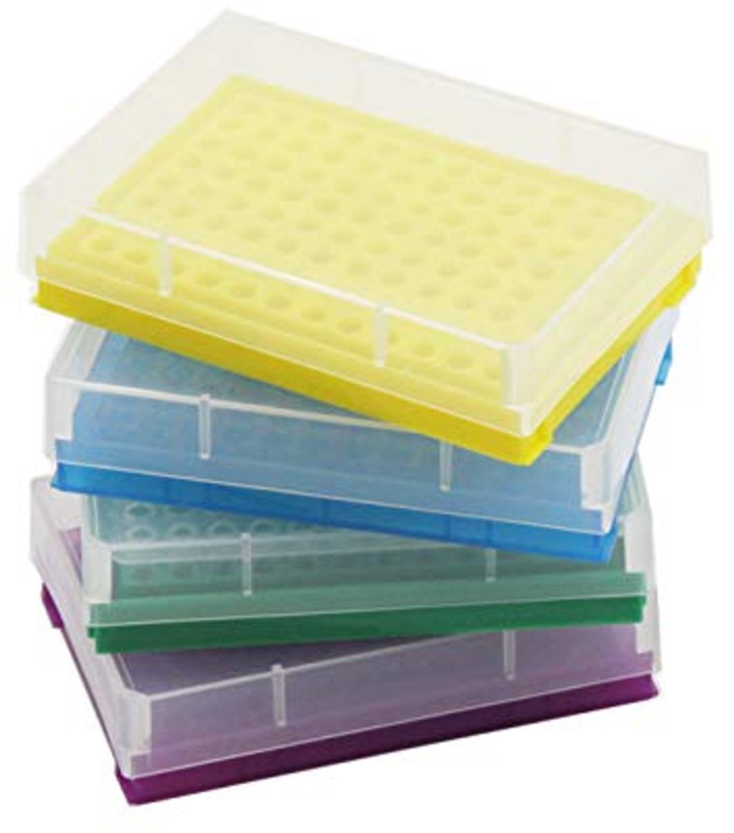 PCR Buisrek voor Micro-Tubes - 8 x 12 Array Pack van 4 - Geschikt voor 0,2 ml Tubes