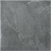 PVC-vloerbedekking- PVC vloeren - vinylvloer- Vinyl vloeren- Natuurlijk - 30 cm x 30 cm x 1.5 mm - dikte 1.5 mm - 22 tegels-Grijs marmer