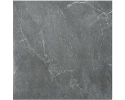 PVC-vloerbedekking- PVC vloeren - vinylvloer- Vinyl vloeren- Natuurlijk - 30 cm x 30 cm x 1.5 mm - dikte 1.5 mm - 22 tegels-Grijs marmer