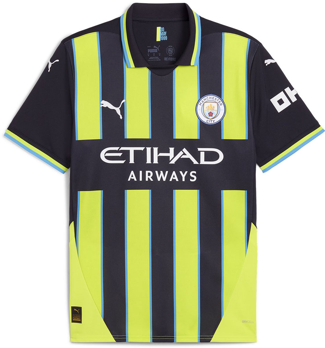 Puma Manchester City Fc 24/25 Weg T-shirt Met Korte Mouwen Geel S Man,Vrouw