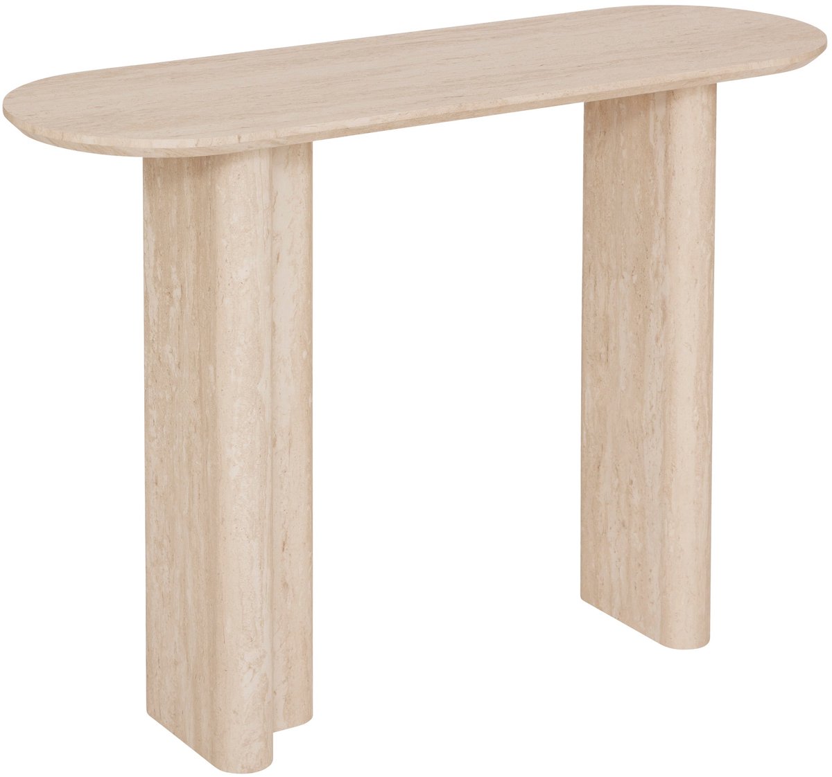Atmosphera Anaya Consoletafel Travertijn - 110x35x80cm - Beige