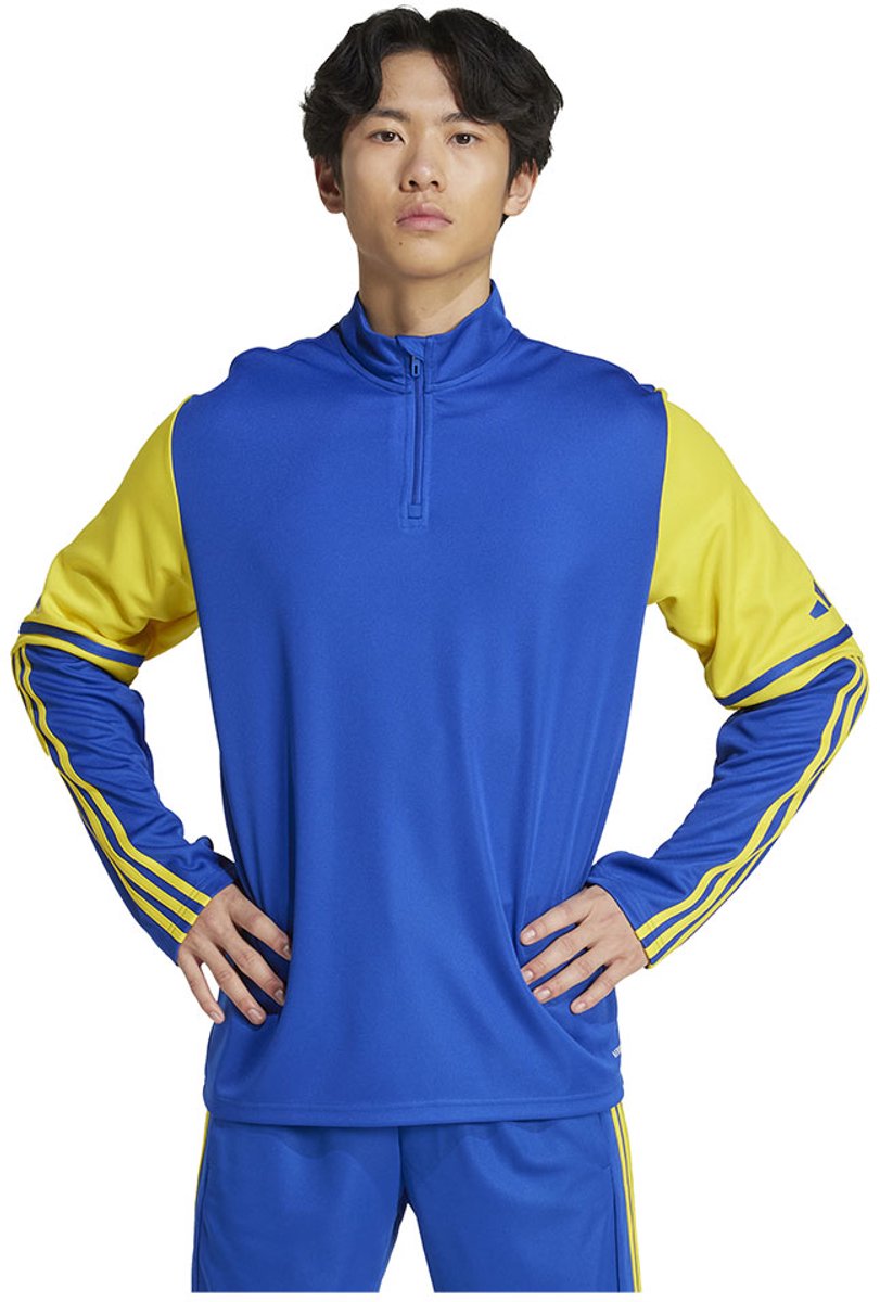 Adidas Squadra 25 Training Sweatshirt Met Halve Rits Blauw 2XL / Regular Man