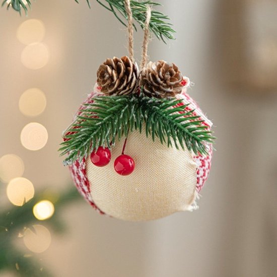 Kerst Dennenappels Rustieke Natuurlijke Ornamenten Met Touwtje - 18 Stuks - Party Opknoping Ornament Voor Krans Slingers Decoratie Opknoping Herfst Cadeau Label Kerstboom Decoratie