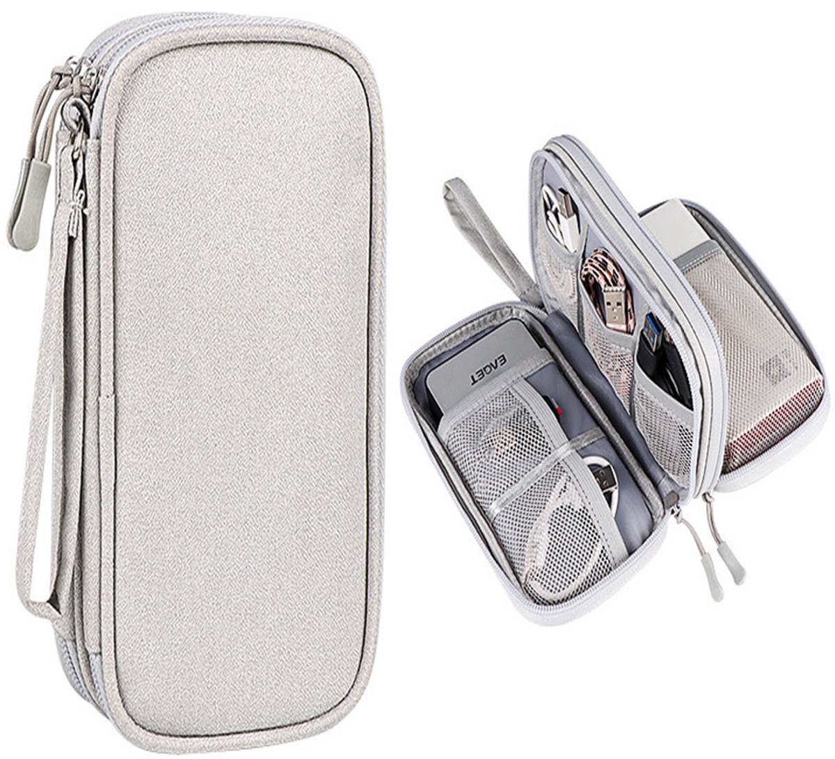 Elektronica Accessoires Organizer-Compact Grootte-Waterdicht-Grijs