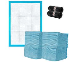 Hondentoilet - Trainingspad - Zindelijk Maken - 45x33 cm - Blauw - 100 Stuks
