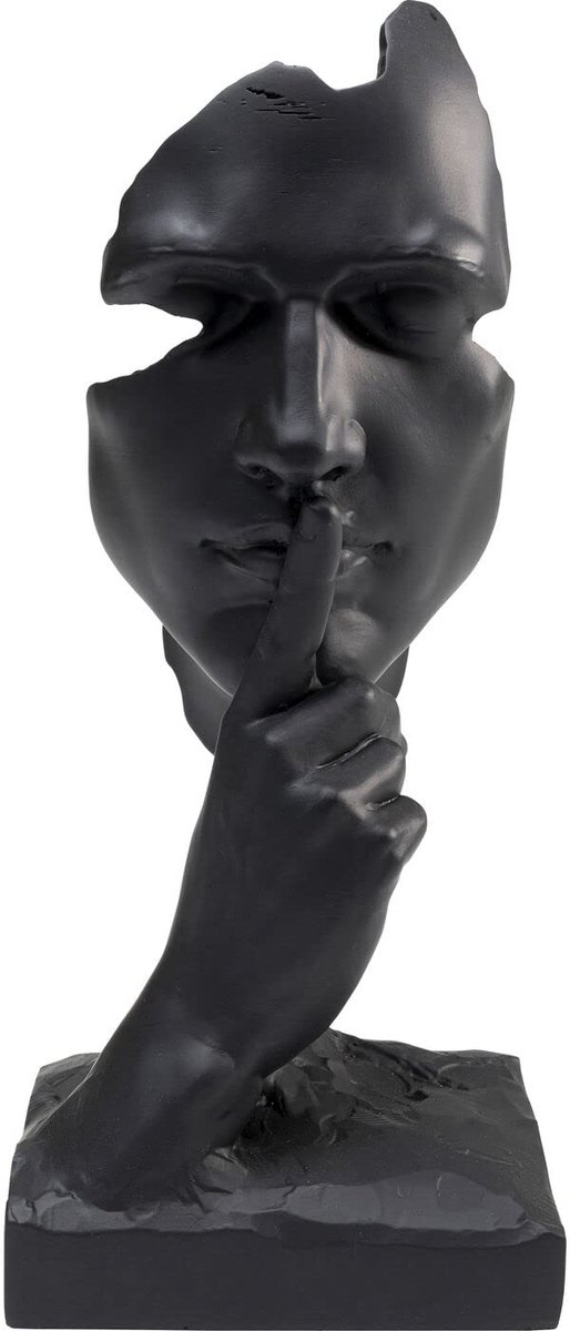 Azomor® Zwart decoratief sculptuur voor moderne en stijlvolle woonruimtes