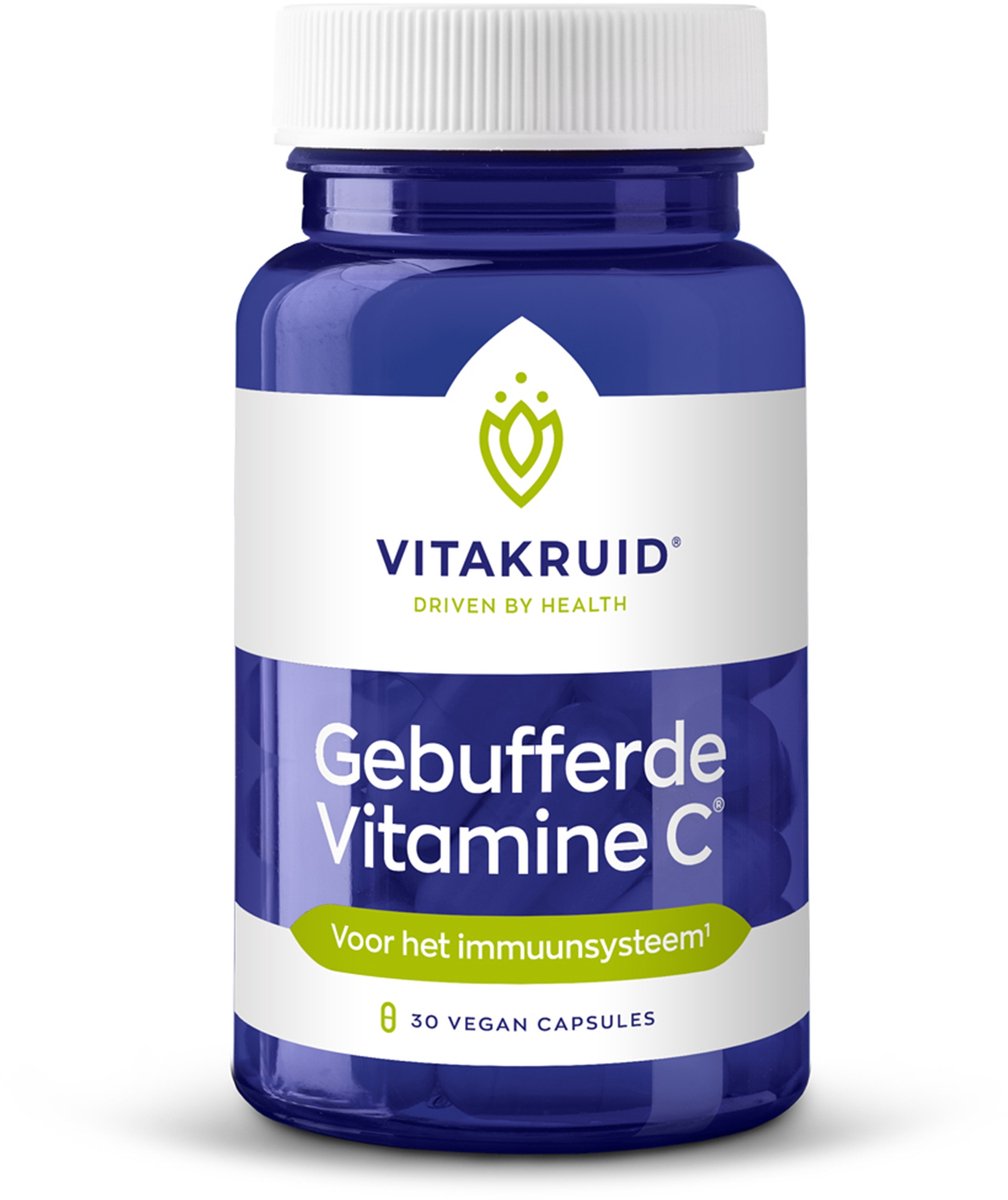 Vitakruid Gebufferde Vitamine C - 30 vegacapsules