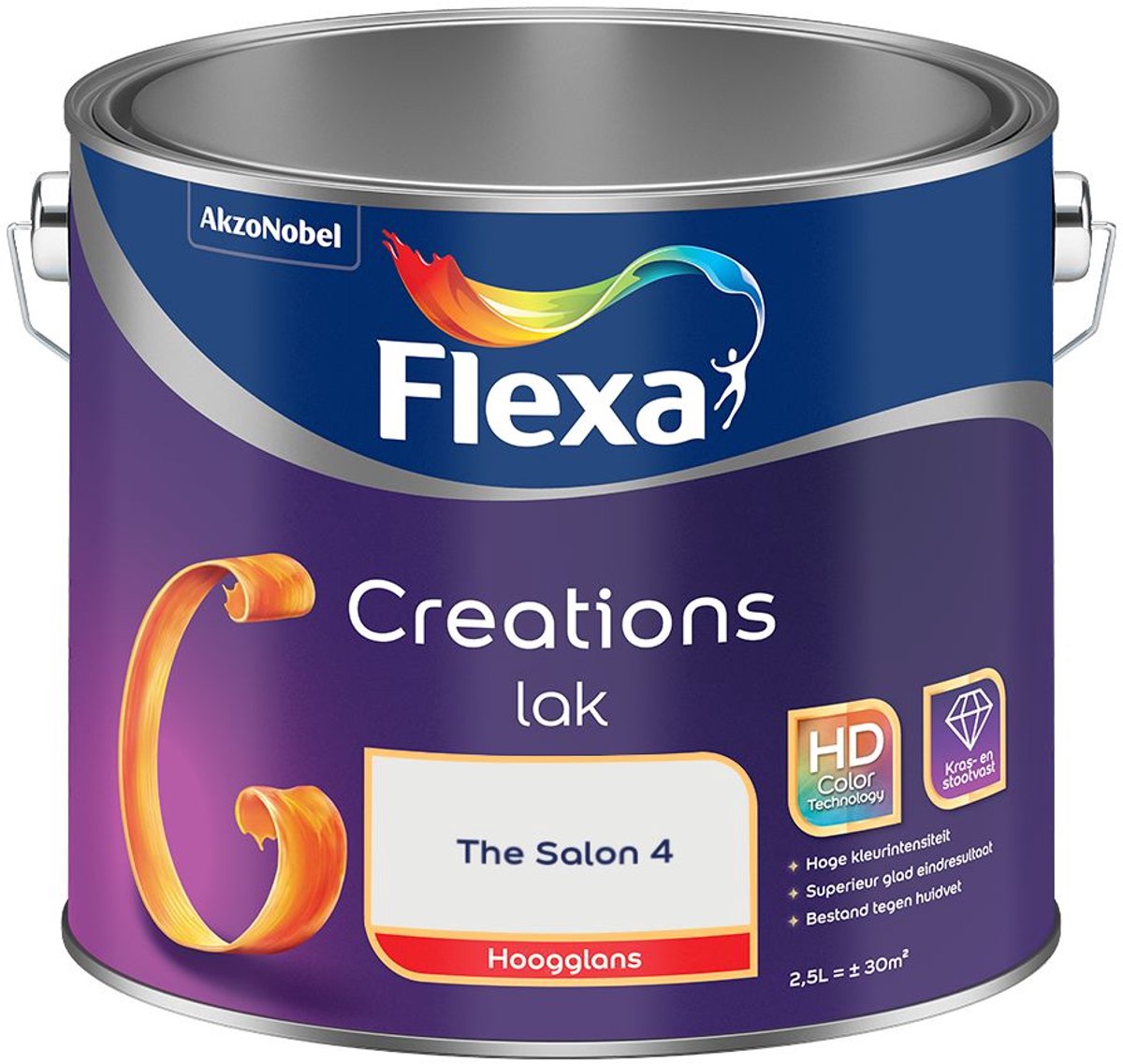 Flexa - Creations Lak Hoogglans - The Salon 4 - Mengverf - 2.5 L