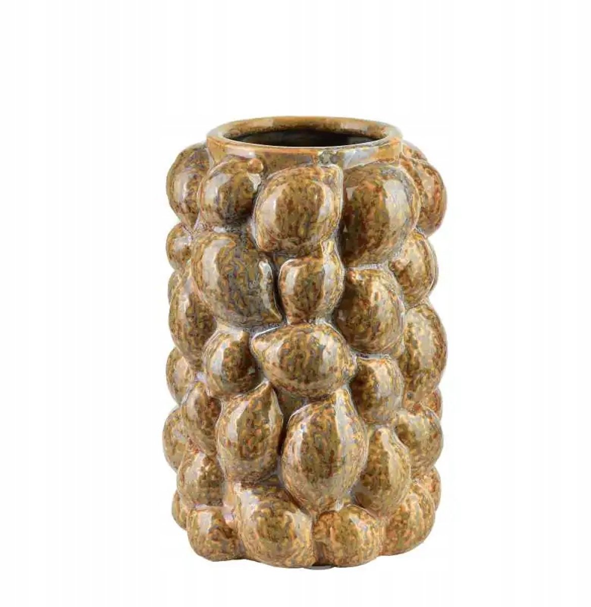 Yarine Decoratieve Keramiek Vaas 22cm - Stijlvol en Uniek