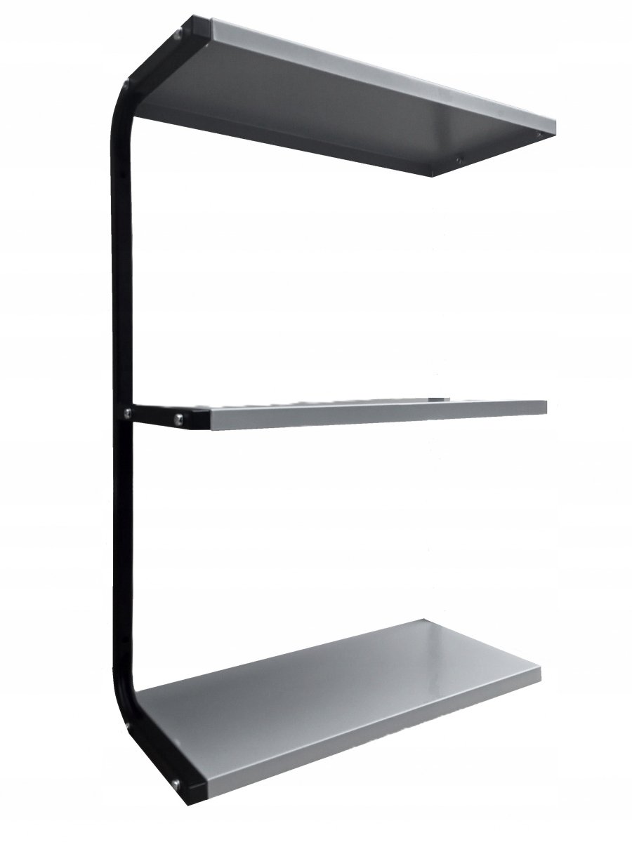 Merkloze Metalen Wandplank 53 cm - Extra Module voor Gastronomie & Industrie