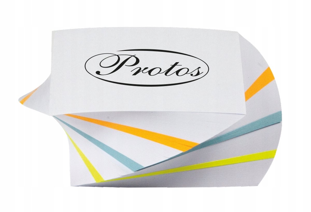 Protos Kantoenblok Wit 75x75x30mm - 300 Snelheid