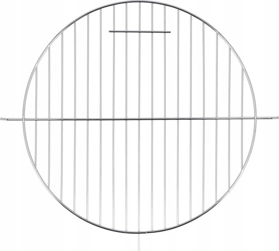 Klassieke ronde houtskoolgrill 36 cm - draagbaar en verstelbaar — afbeelding 2