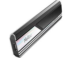 Draagbare 2TB NVMe SSD tot 1050MB/s met USB-C