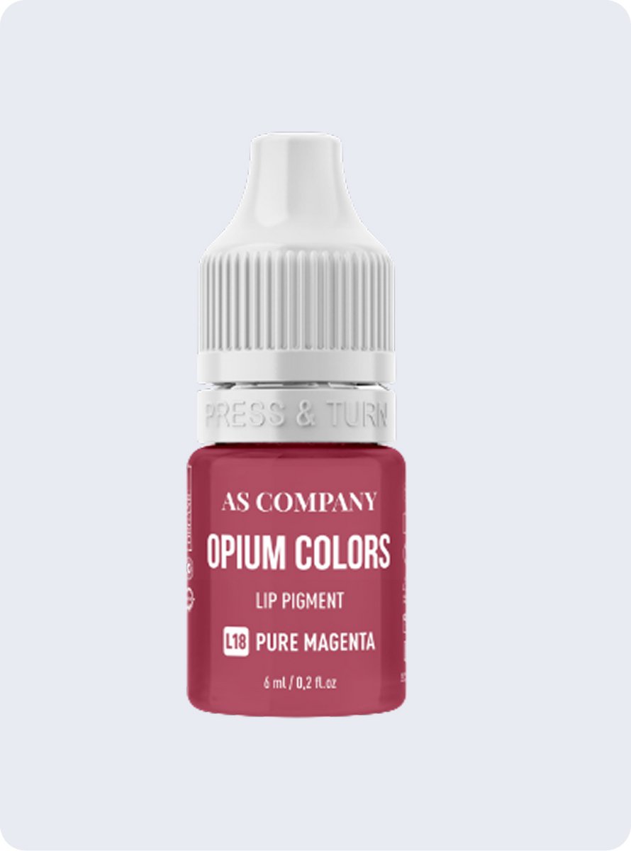 ASCompany L18 Pure Magenta 6 ml – Lip Pigment (Opium Colors)