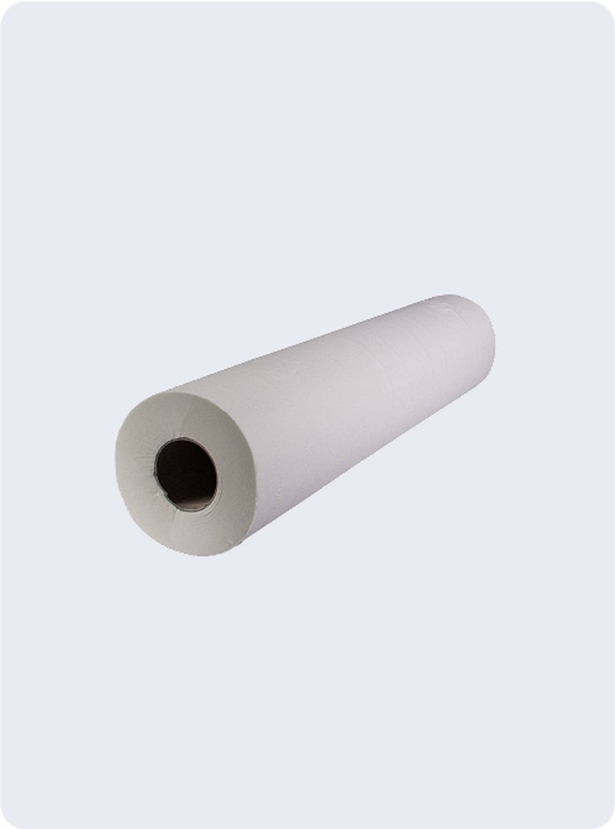2-Ply White Couch Roll – Hygienic Bed Cover for Treatment Chairs (50m)
