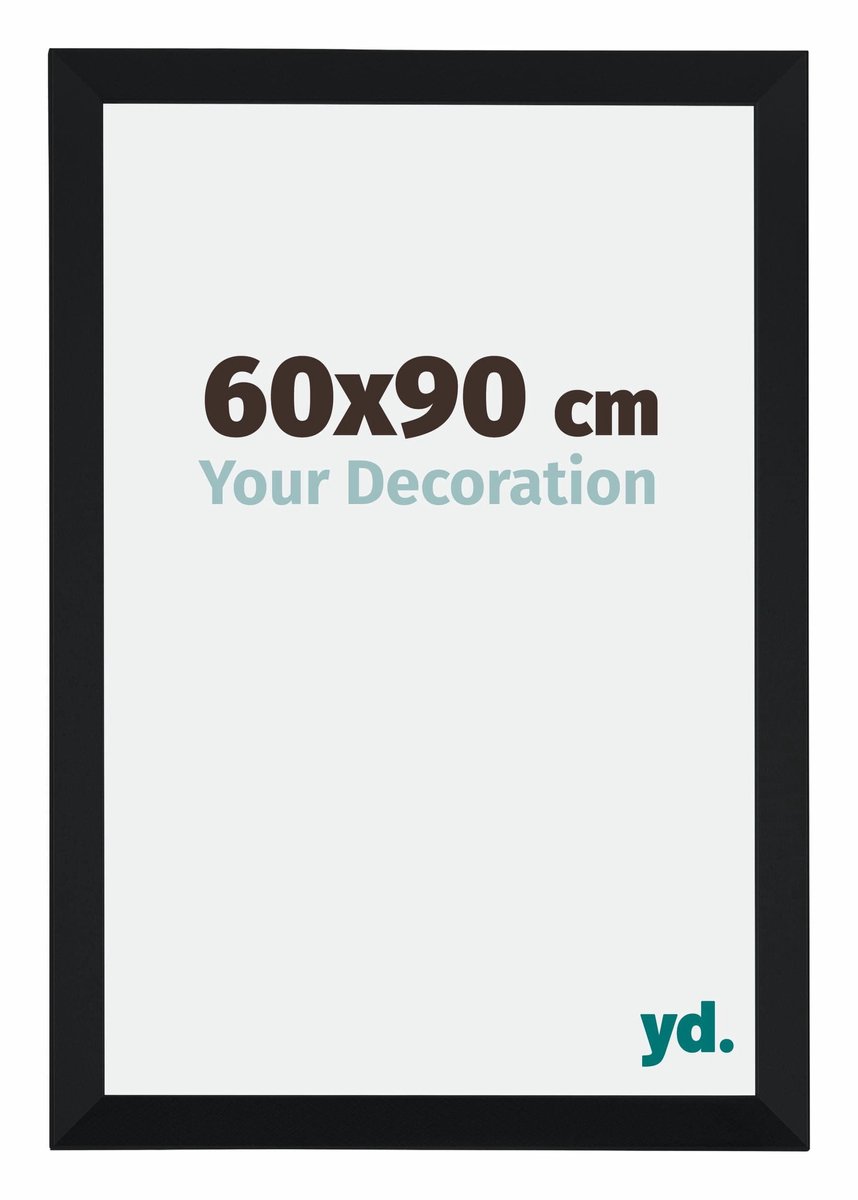 yd. Your Decoration - Fotolijst 60x90 cm - MDF - Zwart Mat - Catania