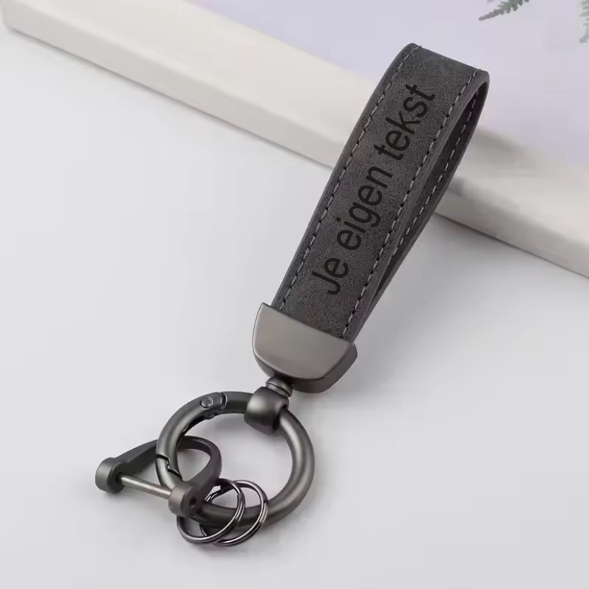 Sleutelhanger Groen - Sjiek - Laser gegraveerd - Gepersonaliseerd