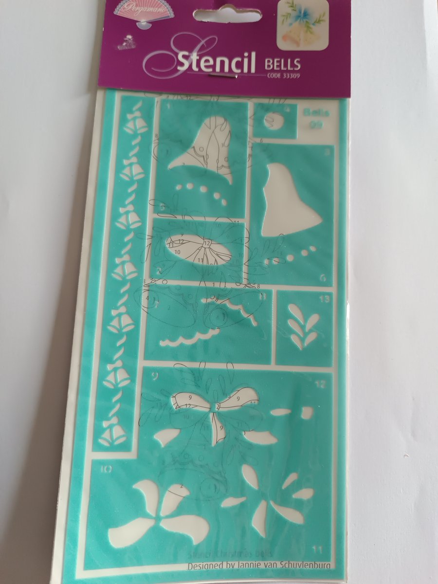 Pergamano stencil bells 33309