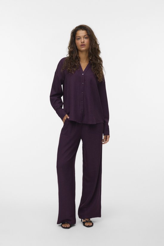 VERO MODA - VMMEANEY QUEENY LS SHIRT WVN NOOS - Femme - Chemisiers