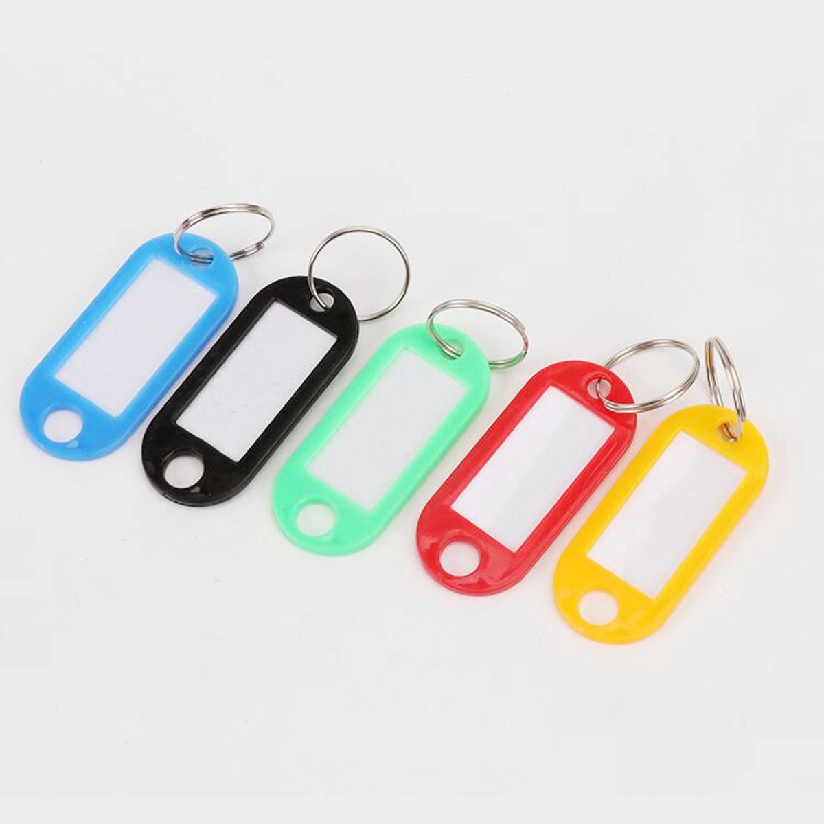 Jonyx - Sleutellabels - Naamlabels - Bagagelabels - Multicolor - 50 stuks
