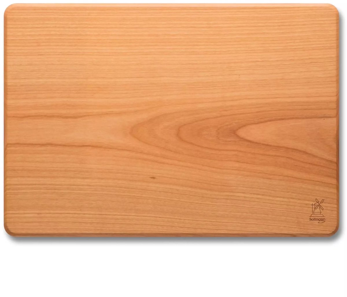 Robert Herder Windmühlenmesser Snijplank – 36x26 cm – Massief Kersenhout – Ideaal voor Grote Maaltijden