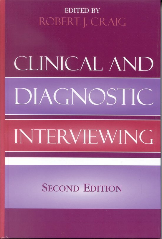 Clinical and Diagnostic Interviewing - cover