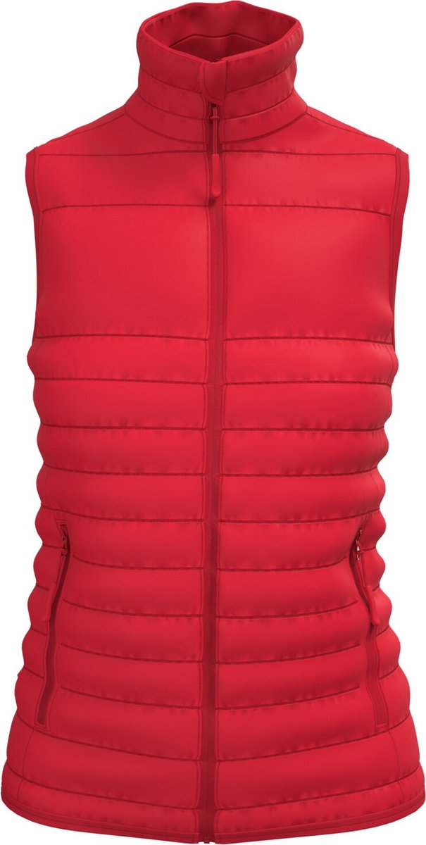 iDeal Basic Brand Gewatteerde dames bodywarmer IB6173 - Ideal Red - XL