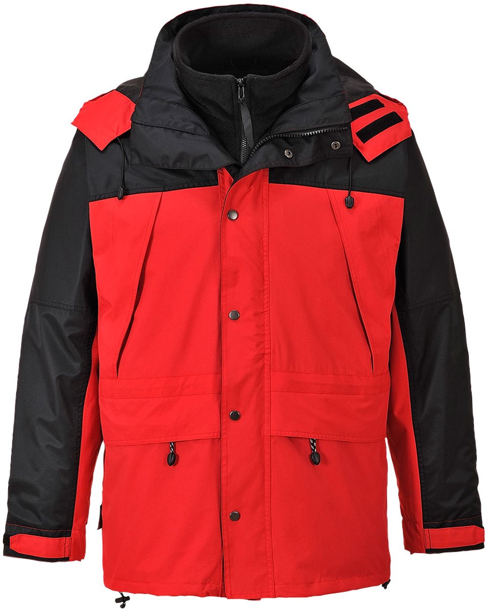 Portwest Orkney 3-in-1 ademend jack S532 Rood