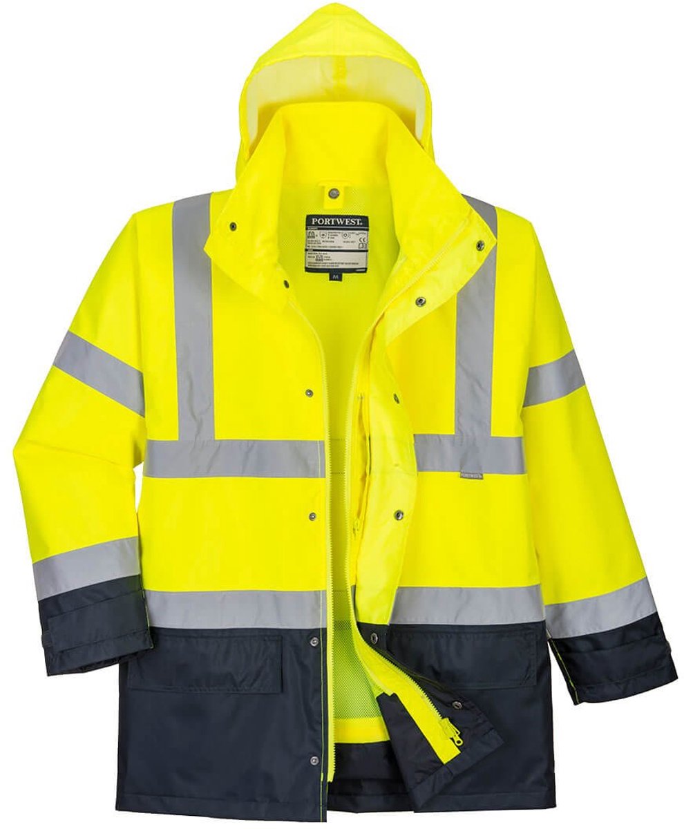 Portwest Hi-Vis Executive 5-in-1 Jack S768 - Geel/Marine - XL